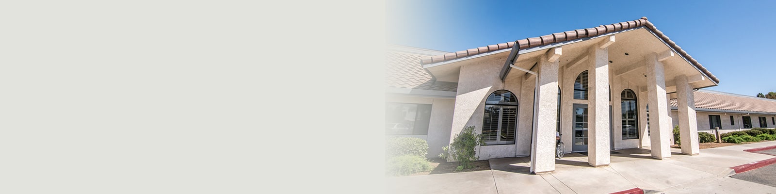 View of facility from the front